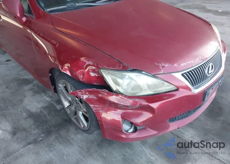 2010 Lexus Is 250 from USA, damaged, VIN JTHBF5C22A5125022